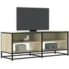 vidaXL Meuble TV chêne sonoma 120,5x40x46cm bois d'ingénierie et métal