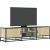 vidaXL Meuble TV chêne sonoma 160x35x41 cm bois d'ingénierie et métal