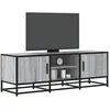 Vidaxl - Meuble Tv Sonoma Gris 120x35x41 Cm Bois D'Ingénierie Et Métal