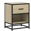 vidaXL Table de chevet chêne sonoma 40x31x50 cm bois d’ingénierie
