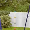vidaXL Balançoire à câble à disque d'enfants et 4 marches multicolore