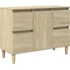 vidaXL Meuble d'évier chêne sonoma 80x33x60 cm bois d'ingénierie