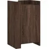 vidaXL Buffet chêne marron 45x35x75 cm bois d'ingénierie