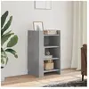 vidaXL Buffet gris béton 45x35x75 cm Bois d'ingénierie