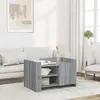 vidaXL Table basse sonoma gris 80x50x50 cm Bois d'ingénierie