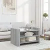 vidaXL Table basse sonoma gris 80x50x50 cm bois d'ingénierie