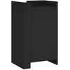 vidaXL Buffet noir 45x35x75 cm bois d’ingénierie