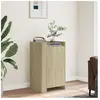 vidaXL Buffet chêne sonoma 45x35x75 cm bois d'ingénierie