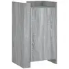 vidaXL Buffet sonoma gris 45x35x75 cm Bois d'ingénierie