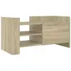 vidaXL Meuble TV chêne sonoma 80x35x40 cm bois d'ingénierie