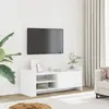 vidaXL Meuble TV Blanc 100x35x40 cm Bois d'ingénierie