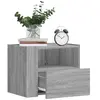 vidaXL Tables de chevet murales 2 pcs sonoma gris 45x30x35 cm