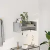 vidaXL Étagère murale gris béton 70,5x35x30,5 cm bois d'ingénierie