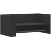 vidaXL Étagère murale noir 70,5x35x30,5 cm bois d'ingénierie
