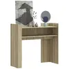 vidaXL Table console chêne sonoma 100x35x90 cm bois d'ingénierie