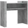 vidaXL Table console gris béton 100x35x90 cm bois d'ingénierie