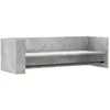 vidaXL Étagère murale gris béton 100x35x30,5 cm bois d'ingénierie