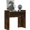 vidaXL Table console chêne fumé 100x35x90 cm bois d'ingénierie