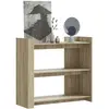 vidaXL Table console chêne sonoma 100x35x90 cm bois d'ingénierie