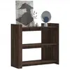 vidaXL Table console chêne marron 100x35x90 cm bois d'ingénierie