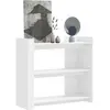 vidaXL Table console blanc 100x35x90 cm bois d’ingénierie