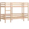 vidaXL Lit superposé 90x190 cm Bois de pin massif