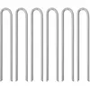 vidaXL Piquets de tente 6 pcs forme de U 41,5 cm Ø12mm acier galvanisé