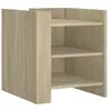 vidaXL Table de chevet chêne sonoma 45x50x50 cm bois d’ingénierie