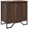 vidaXL Armoire lavabo de salle de bain chêne marron 60x35x60 cm