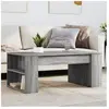 vidaXL Table basse sonoma gris 102x55x42 cm bois d'ingénierie