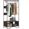 vidaXL Armoire chêne marron 90x50x180 cm bois d'ingénierie