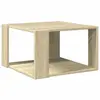 vidaXL Table basse chêne sonoma 51,5x51,5x30 cm bois d'ingénierie