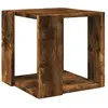 vidaXL Table basse chêne fumé 32x32x30 cm bois d'ingénierie