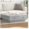 vidaXL Table basse Sonoma gris 90x90x28 cm Bois d'ingénierie