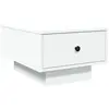 vidaXL Table basse blanc 60x45x31 cm bois d'ingénierie
