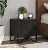 vidaXL Tables de chevet 2 pcs Noir 40 x 30 x 40 cm Aggloméré