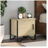 vidaXL Tables de chevet 2 pcs Chêne sonoma 40 x 30 x 40 cm Aggloméré