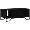 vidaXL Table basse noir 100x51x40 cm bois d'ingénierie