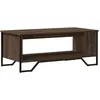vidaXL Table basse chêne marron 100x51x40 cm bois d'ingénierie