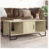 vidaXL Table basse chêne sonoma 100x51x40 cm bois d'ingénierie