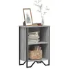 vidaXL Bibliothèque sonoma gris 50x31x74,5 cm bois d'ingénierie