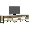 vidaXL Meuble TV chêne sonoma 180x34x41 cm bois d'ingénierie