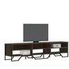 vidaXL Meuble TV chêne marron 180x34x41 cm bois d'ingénierie
