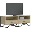 vidaXL Meuble TV chêne sonoma 122x34x41 cm bois d'ingénierie