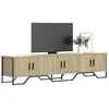 vidaXL Meuble TV chêne sonoma 180x34x41 cm bois d'ingénierie