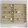 vidaXL Armoire à vitrine chêne sonoma 100x8,5x75 cm bois d'ingénierie