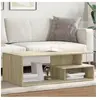 vidaXL Table basse chêne sonoma 102x55x35 cm bois d'ingénierie