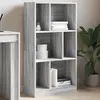 vidaXL Bibliothèque sonoma gris 57x28,5x107,5 cm bois d'ingénierie