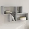 vidaXL Étagère murale gris béton 100x20x53 cm bois d'ingénierie