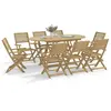 vidaXL Ensemble à manger de jardin 9 pcs bois d'acacia solide